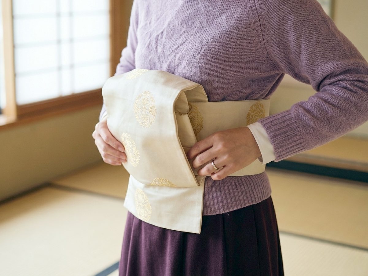 帯結びレッスン
